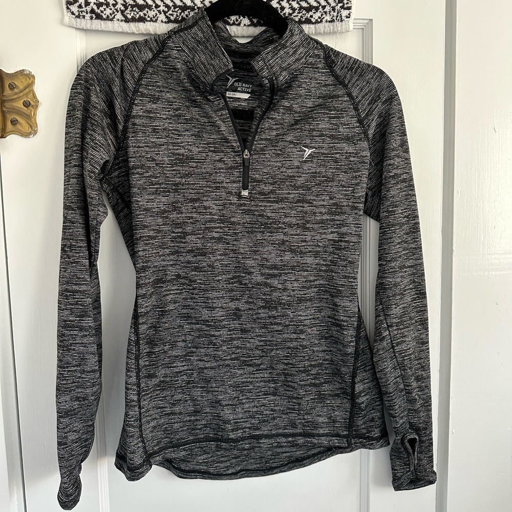 Athletic half-zip pullover